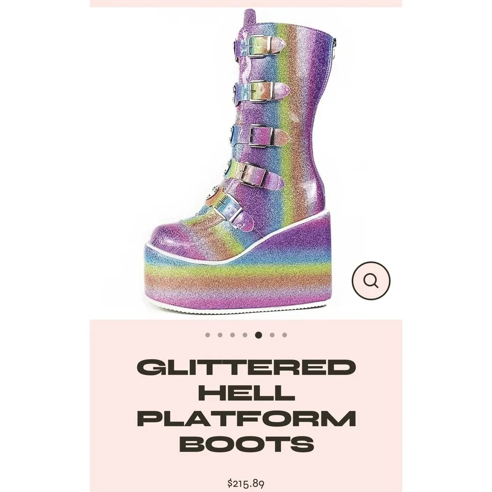 Glittered Hell rainbow glitter
